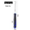 4-Piece Auto Repair Tool Set: Tire Patching, Oil Seal Hook, Screwdriver.