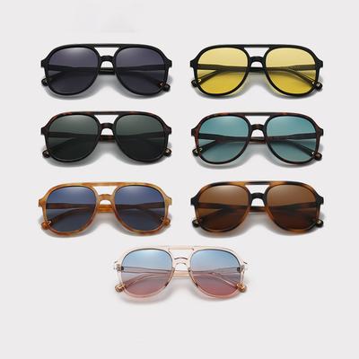 Retro Okulary Przeciwsłoneczne Aviator Dla Kobiet Mężczyzn Klasyczne Lata 70. Vintage Modne Kwadratowe Aviatory