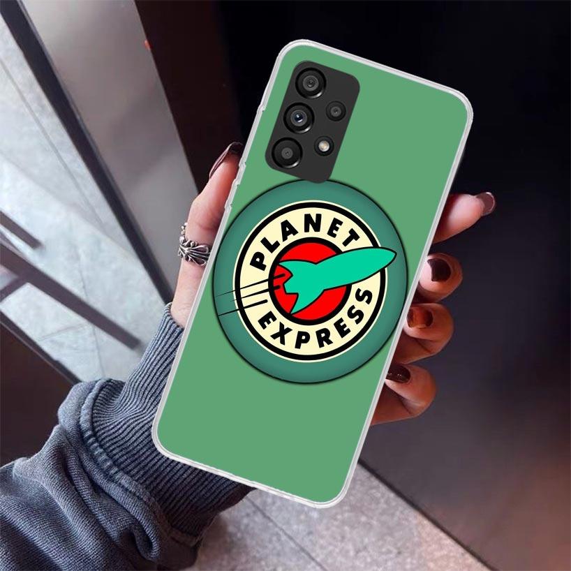 

Futurama Planet Express Phone Case For Samsung Galaxy A52 A51 A50S A32 A22 A12 A02S A72 A71 A31 A70 A30S Note 20 Ultra 10 Plus S Samsung A10