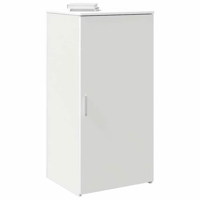 VidaXL Armoire de rangement blanc 50x45x103,5 cm bois d'ingénierie, armoire, armoire de bureau, armoire anti-bascule, 859042