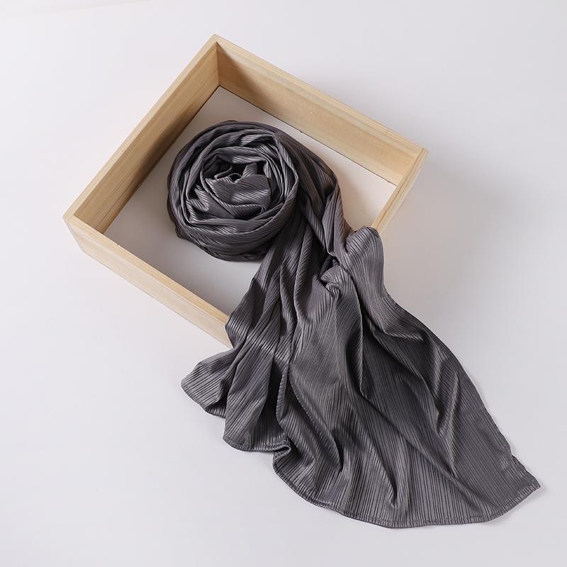 Ribbed Jersey Hijab Muslim Plain Scarf Crepe Hijab Scarf Soft Islamic Shawl Wraps Headband Voile Femme Musulman