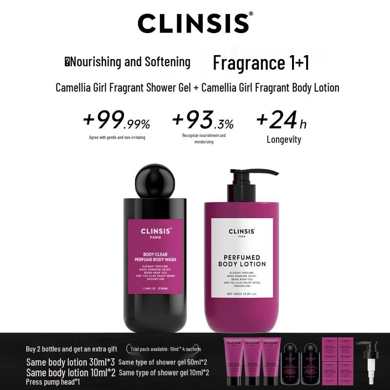 CLINSIS Camellia Girl Scented Body Care Set