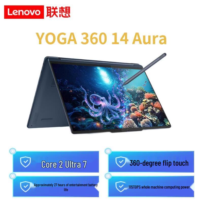 Lenovo YOGA 360 14 Aura AI Convertible Laptop (CN version) 14-inch