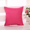 45x45cm Thin Linen Sofa Cushion Cover Solid Color Home Living Room Office Chair Decoration