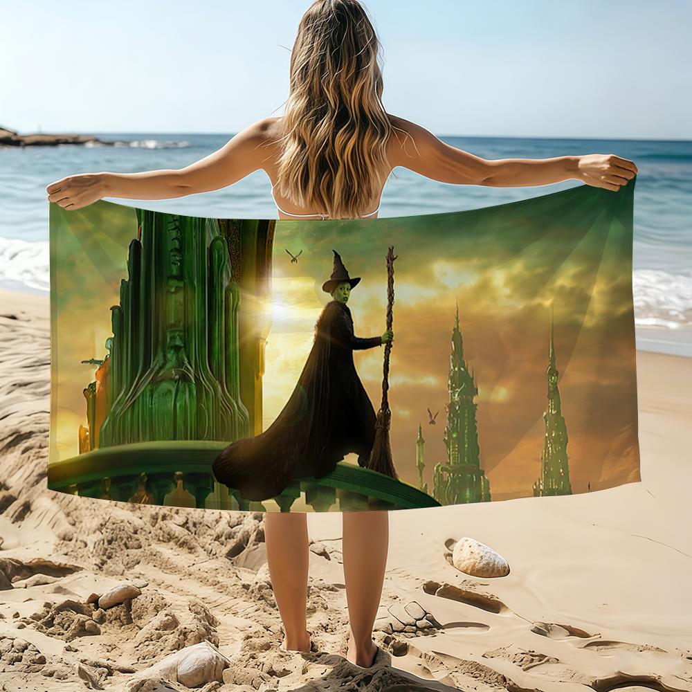 

Film W-Wicked Towel Beach Towel Oversized Quick Dry Towel Absorbent Soft Swim BeachTowels for Men Women W30*H60(CM)