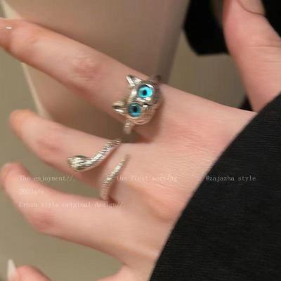 2023 Stylish Cat Snake Ring for Women - Personality & Cool Index Finger Accessory