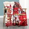 Arsenal Customize Your Name Blanket Multi-purpose Customizable Blanket Warmthful Decor Perfect for Office Chair Chair Seaside Sofa