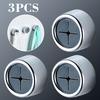 3Pcs Self-Adhesive Push In Tea Towel Cloth Holder Bathroom Kitchen Wall Hanger