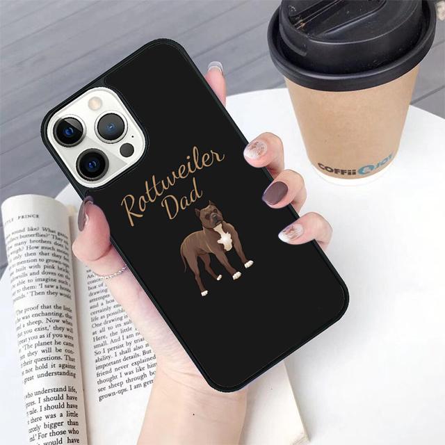 Cute Rottweiler Dog phone Case Cover For iPhone 17 Air 16 15 14 Plus For apple 16 11 12 13 Pro Ma coque