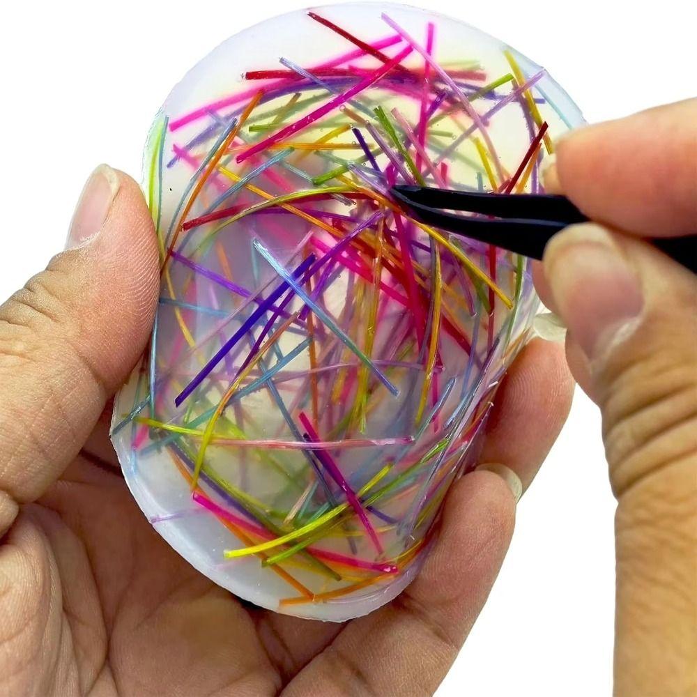 Round Skin Picking Fidget With Tweezers Sensory Picking Pad Funny Silicone Picking Pad  Adults