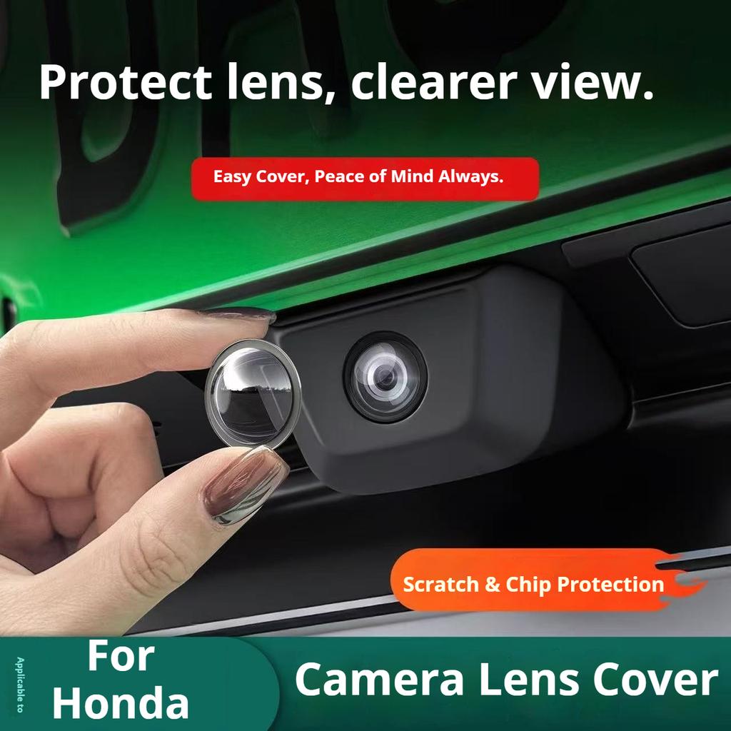For Honda CR-V UR-V Series Car Camera Protective Cover 360° Panoramic Reverse Lens Guard Scratch-resistant Protective Cover