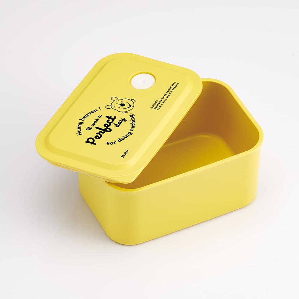Skater Mini Bento 1 with Lid Disney Winnie the Pooh PL32B Box, Tier, 320ml, Microwave-Safe on, Design,