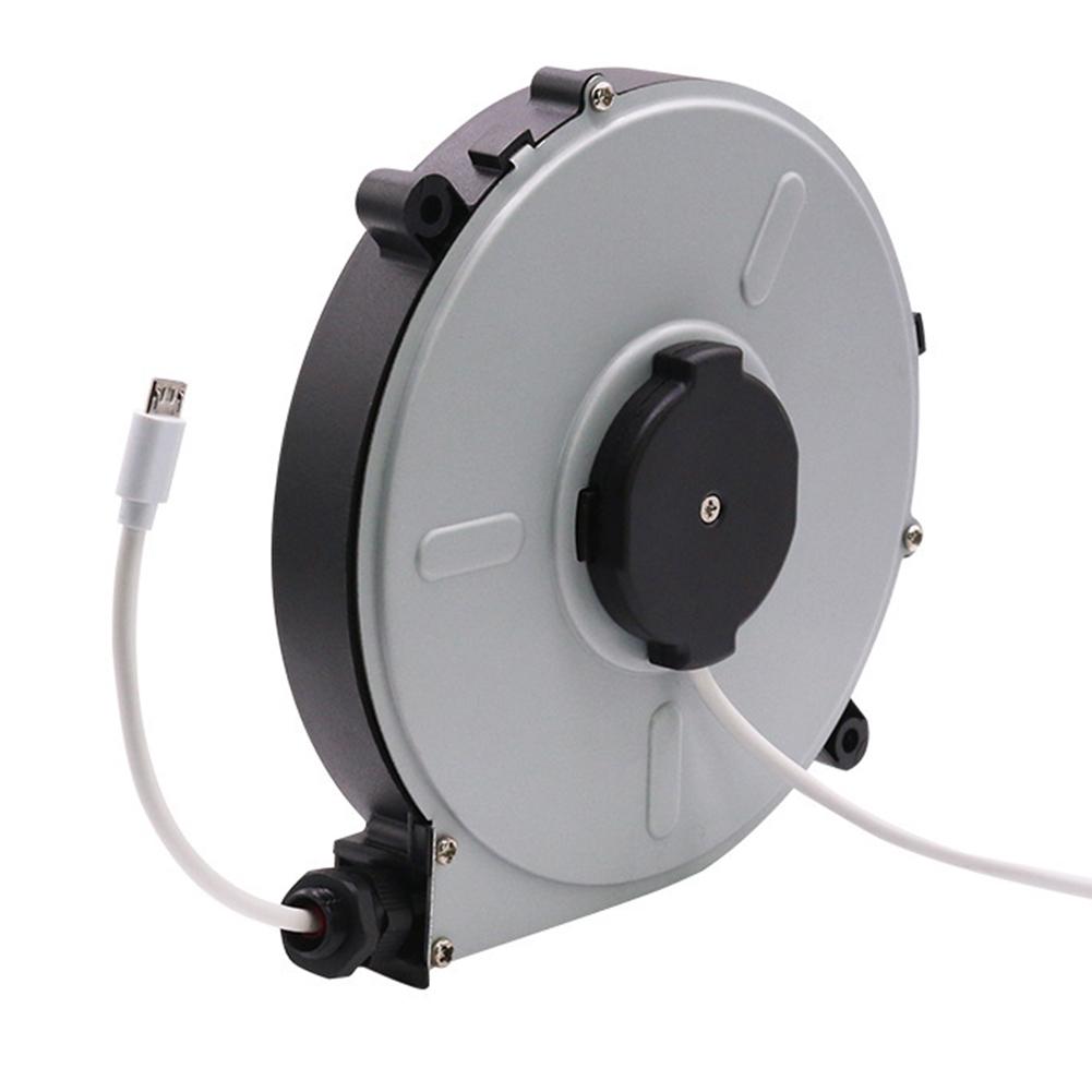 Automatic Retractable Power Reel Cable 2 Core 0.75 Square 1.8m Extension Retractable Cord Reel Power Cord Retract Accessory