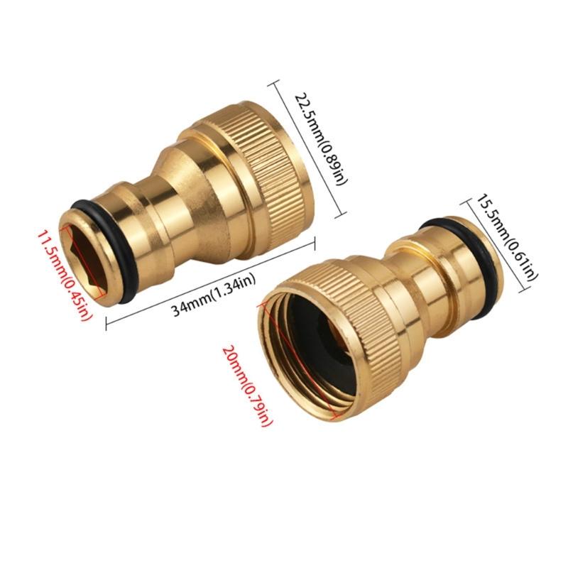 652F 1/2Inch Thread Tap Quick Connecter Aluminum Alloys Quick Faucet Adapter Leakproof Water Pipe Fittings Enduring