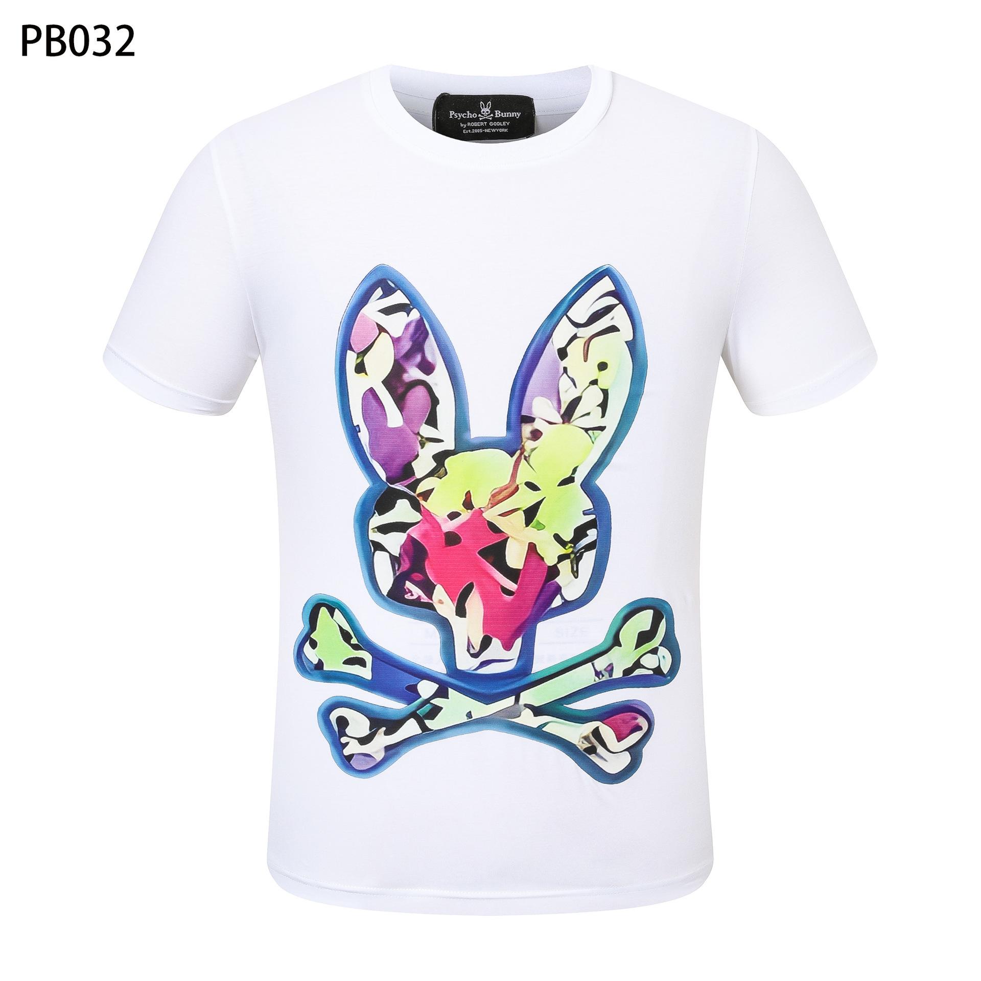 Psycho Bunny Vīriešu īsām piedurknēm T-krekls