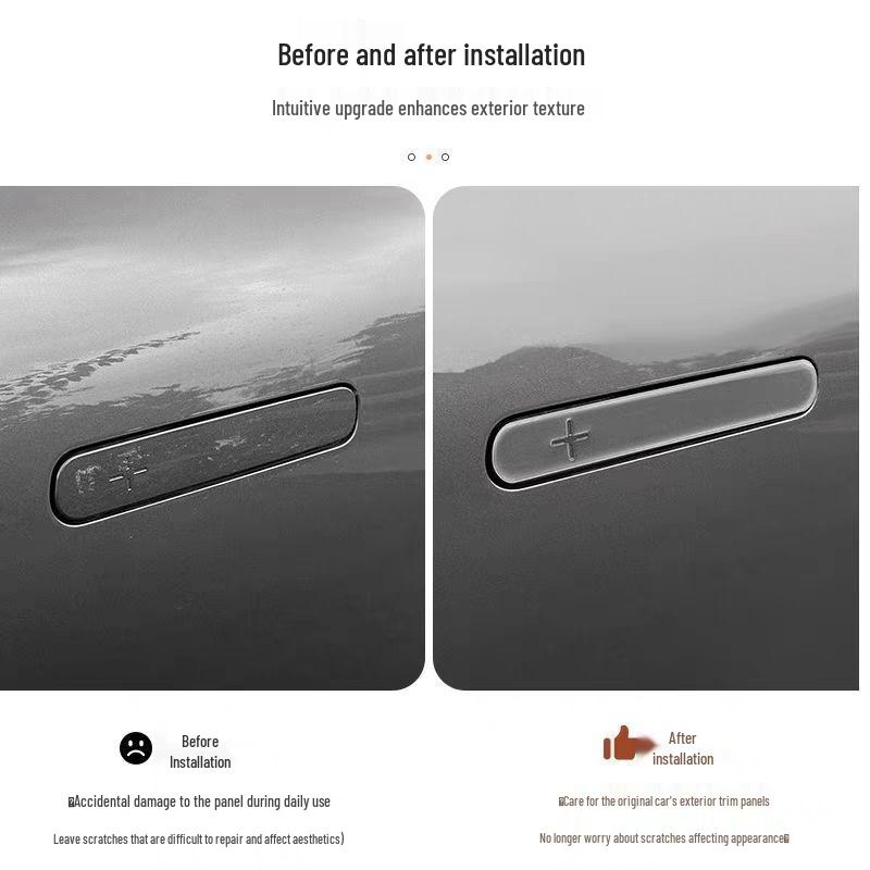 Geely Galaxy E5 Car Door Handle Epoxy Protective Stickers - Interior Modification Accessory
