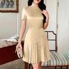 ZANZEA Women Casual Round Neck Summer Short Sleeve Dress