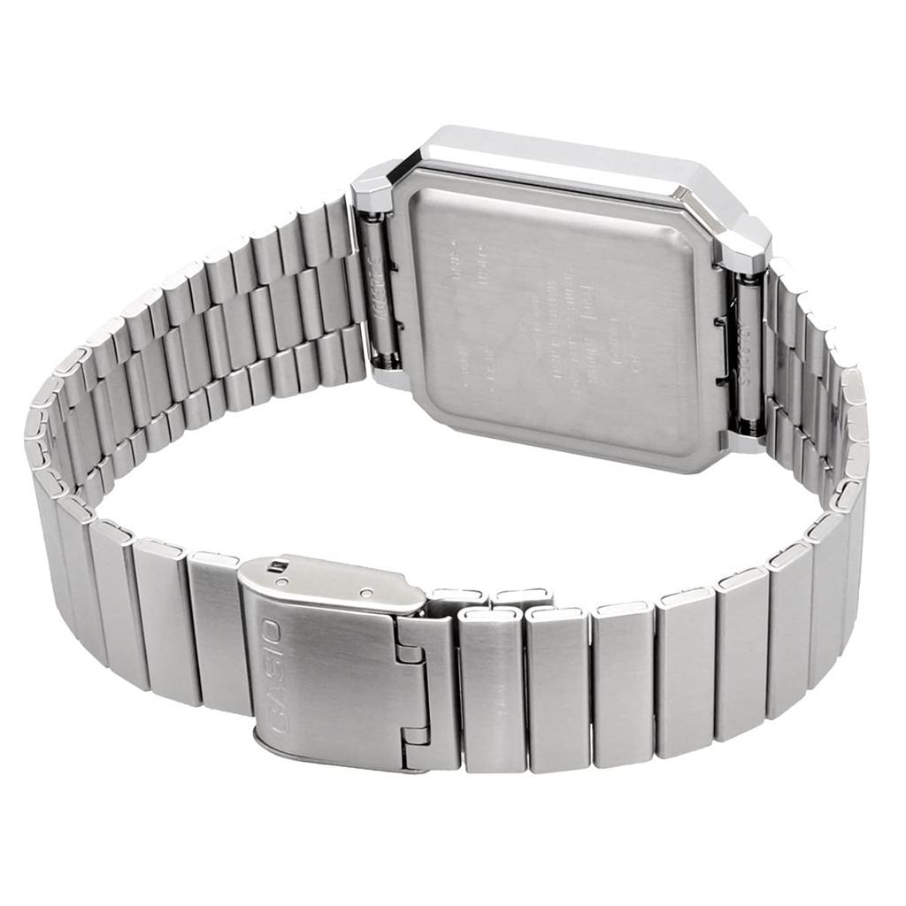 CASIO Digital Watch Reproduction Design Overseas Model Silver [Casio] A100WE-1A Men's [Item]