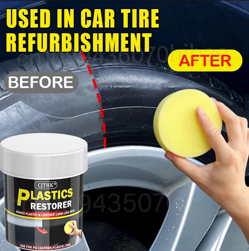 150g Car Plastic Restorer Back To Black Gloss Car Cleaning Products Plastic Leather Restore Auto Polish Repair Coating Renovator
