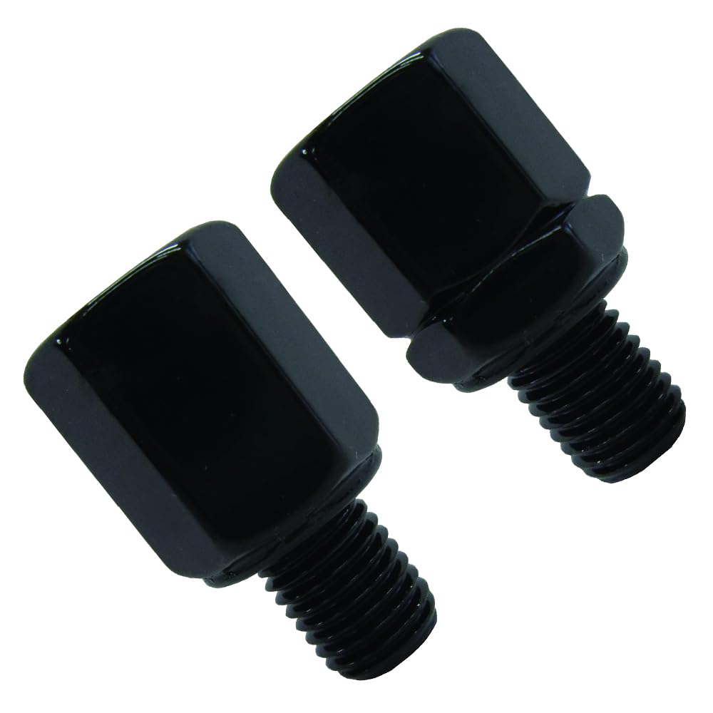 

Motorcycle Mirror Conversion Adapter, 2 Pieces, Mirror Adapter, Height Adjustment, Curved Mirror, Napoleon Mirror,