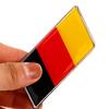Mipcase Germany Flag Car Sticker, Metal National Flag Car Decal, Germany Flag Car Vehicle Window Sticker for Party Decoration