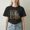 Best Cat Dad Ever T Shirts Funny Father Daddy Gift Casual Tee Shirt Short Sleeve Crew Neck TShirt Pure Cotton Adult Clothing