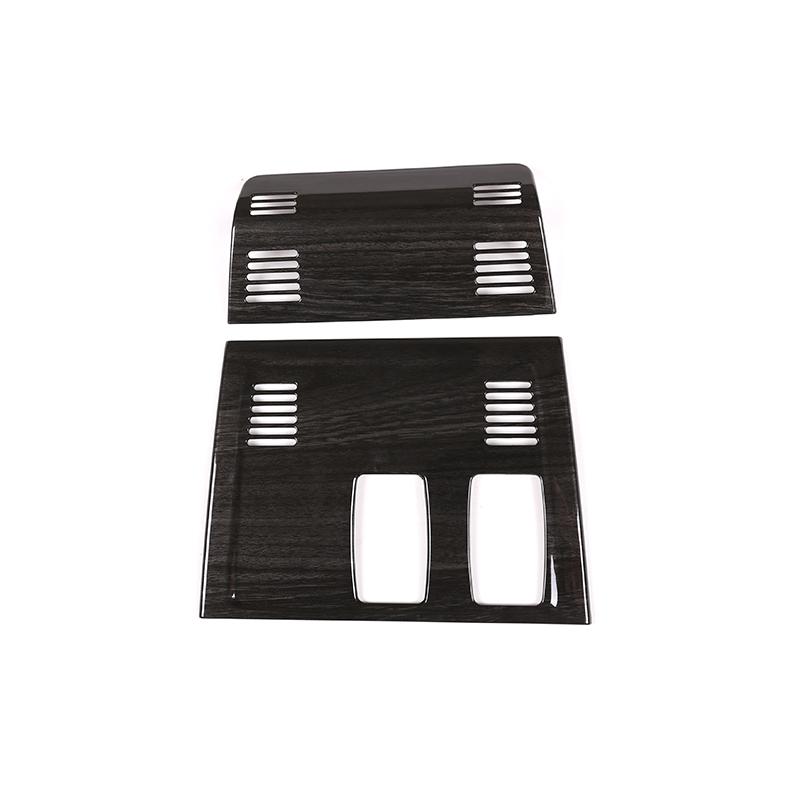 

2 Pcs Black Wood Grain ABS Car Roof Reading Light Cover Frame Trim For BMW X1 E84 2011-2015 Car Accessories Black Wood Grain