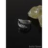Bolo Simple European and American Style Open Adjustable Branches Leaf Ring Male Special-Interest Design Female Cold Ring Does Not Fade