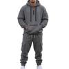 Winter Fleece Sweatshirt, Loose Men's Casual Sportswear, Trendy Suit Sweatpants