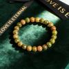 Natural Stone Bead Bracelet Unakite 6 8 10mm Healing Reiki Vitality Charm Bracelet Handmade Round Beads Mens Womens Gift Jewelry