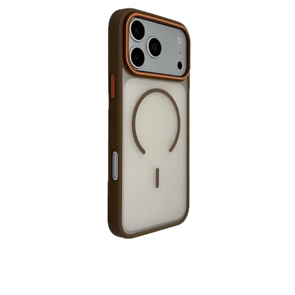 iPhone 17 Pro Max Drop-Proof Matte Magnetic Protective Case Cover