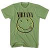 T-shirt Unisexe Nirvana Visage Heureux Inversé