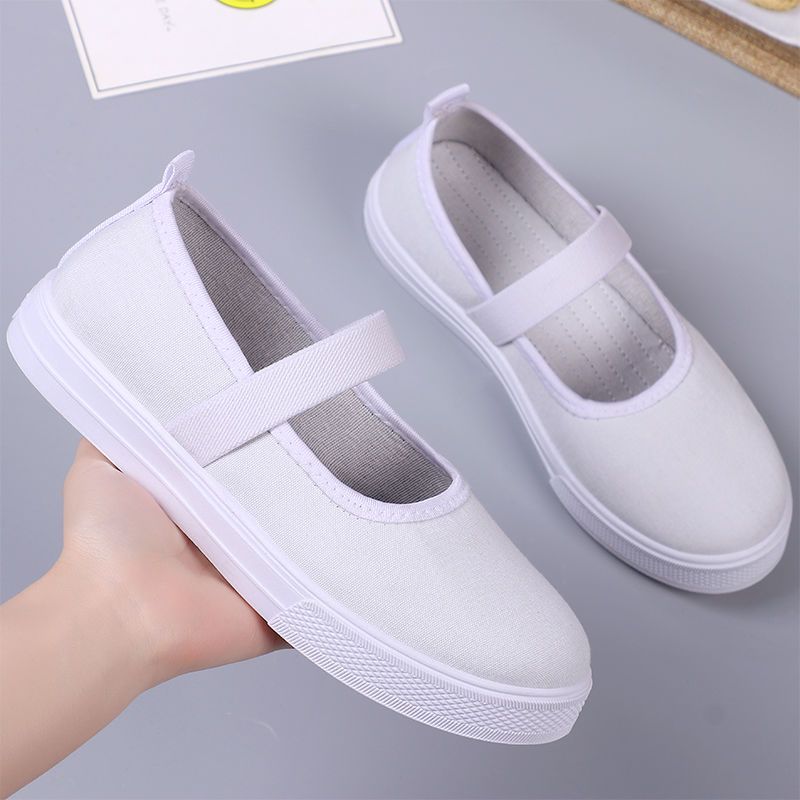 Fashion Summer Comfortable Light Solid Color Casual Slip On Ladies Footwear High Quality New Arrival 2025 In Cheap Women's Flat Shoes