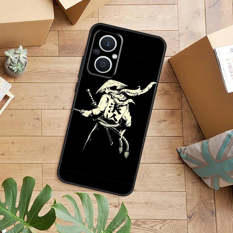 Samurai Phone Case For OPPO Reno 14 13 12 11 F 10 Pro 8T 7 8 Lite OPPO Find X8 X6 X5 X9 Pro Cover