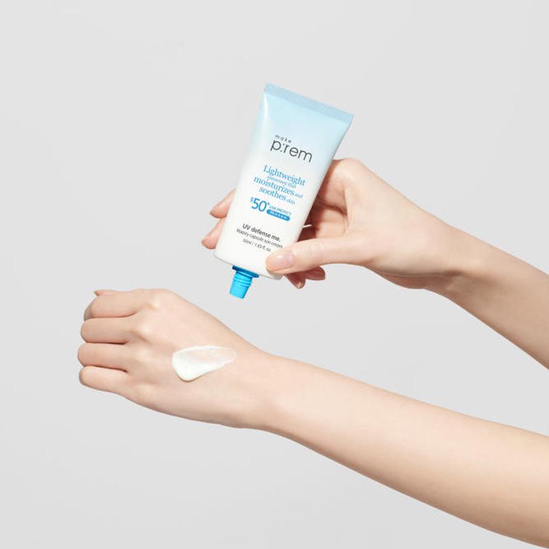 [make p:rem] UV Defense Me. Watery Capsule Sun Cream SPF 50+ PA++++ 50ml