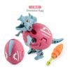 Stem Deformation And Assembly Dinosaur Egg Velociraptor Triceratops Nut Screw Disassembly And Assembly Combination Toy