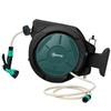 Wall-Mounted Watering Hose Reel 30 m x diameter 15 mm Automatic Retractable Water Hose Reel Automatic Green