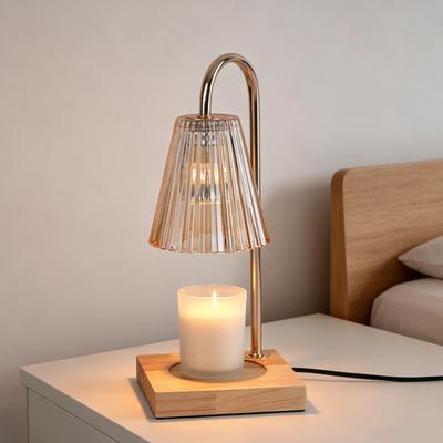 Kerzenwachs-Schmelzer Lampe mit Timer & Dimmer Wachsschmelz-Laterne für Heimdekoration Aromatherapie Geschenk für Frauen Moderne Kerzenlaterne für Wohnzimmer & Schlafzimmer