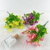 10pcs Direct Sales Plastic Flower Eucalyptus Chrysanthemum Simulation Flower Home Outdoor Wedding Photography Decoration