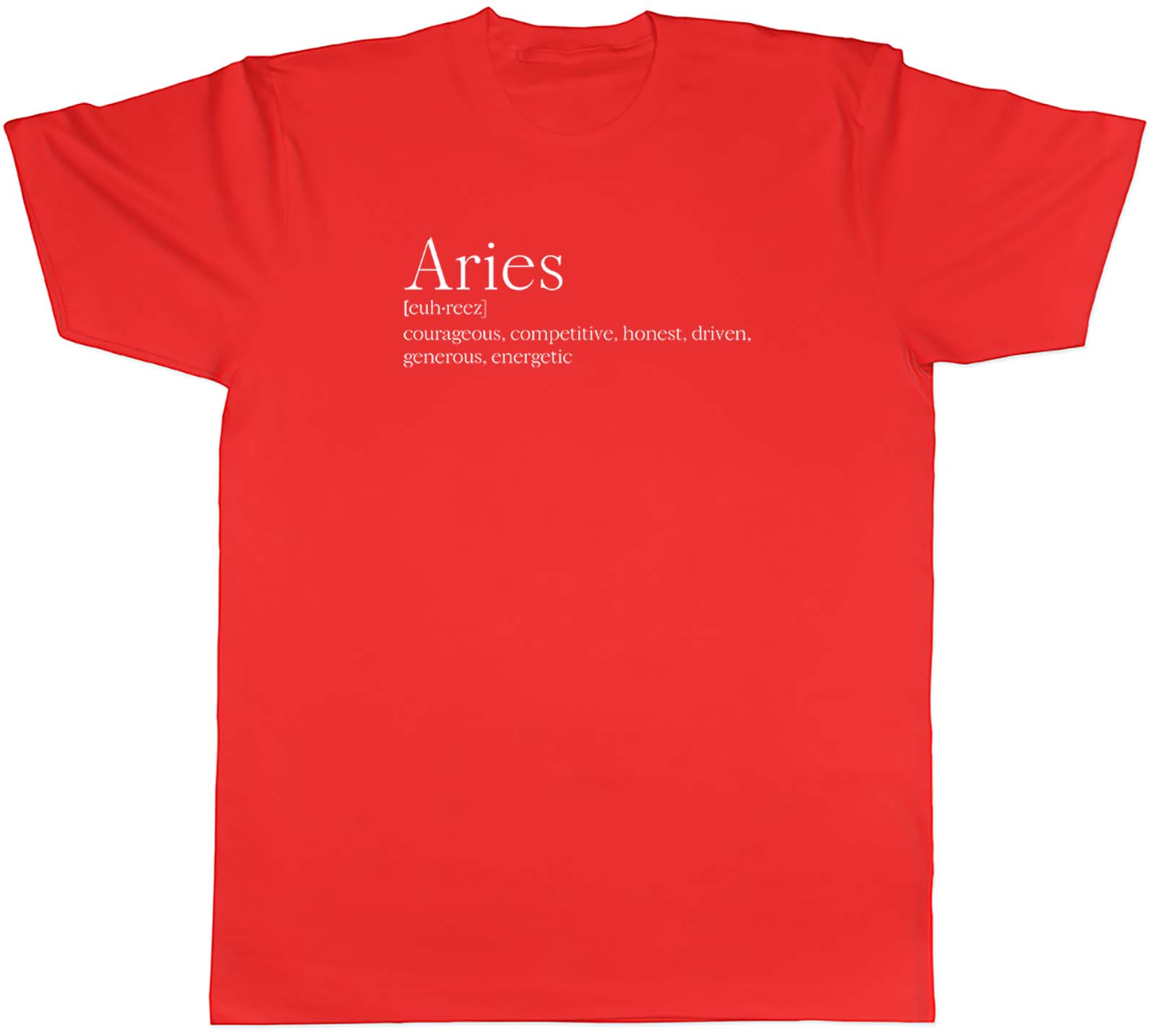 Zodiac Definition Aries Unisexs Unisex TShirt Tee Gift S
