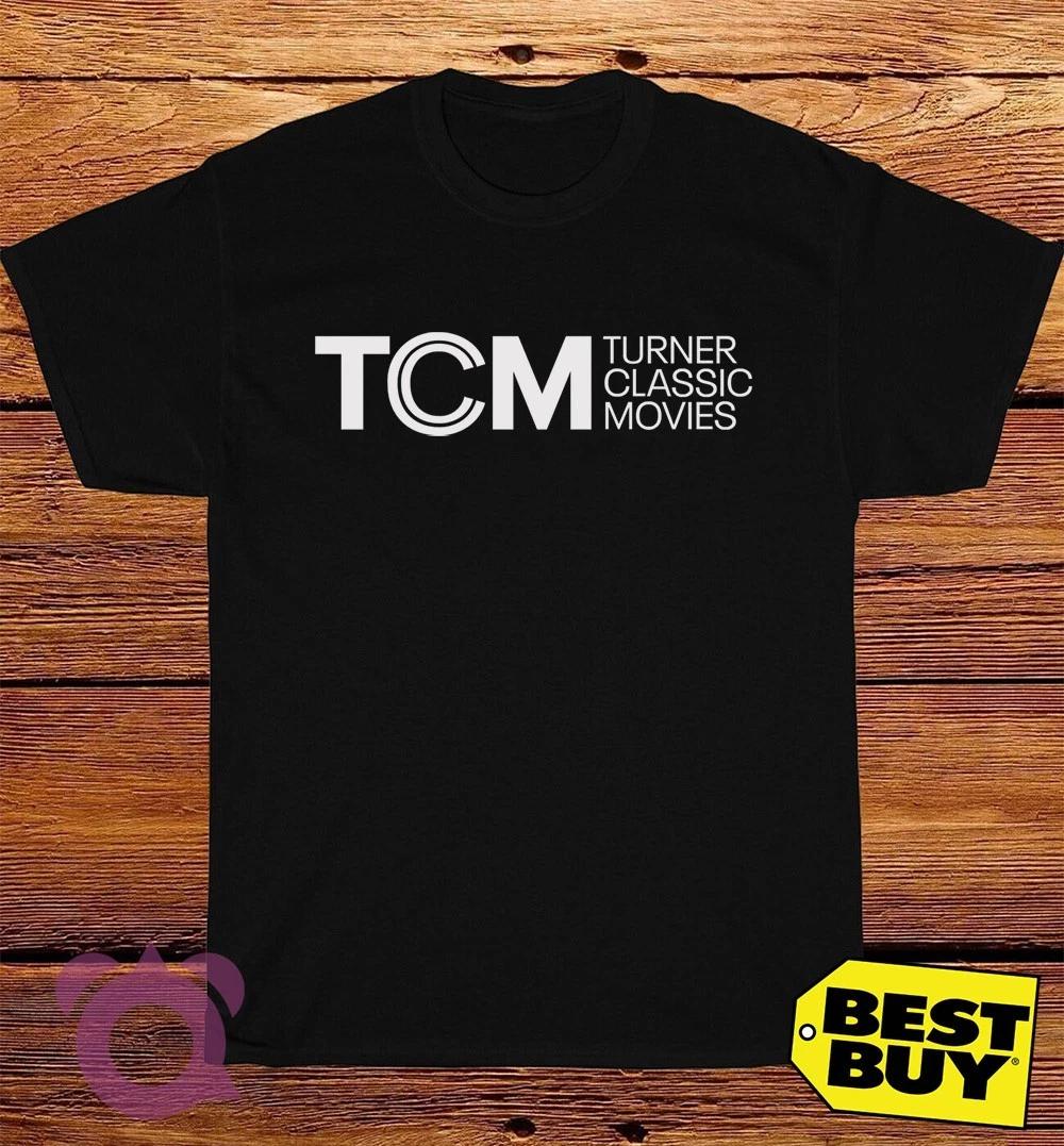 New TCM Turner Classic Movies Logo Men s Funny T-Shirt Size S to 5XL XXXXL