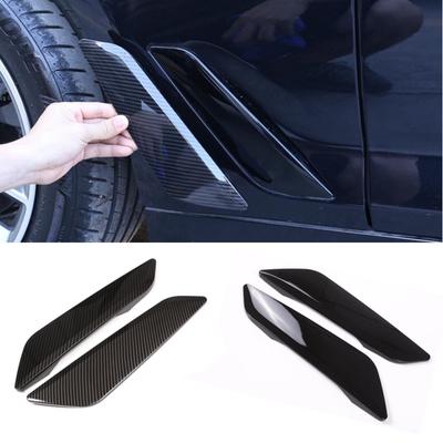 ABS Car Styling Side Fender Vent Cover Fender Decoration Side Wing Spoiler Fit For BMW 5 Series G30 G38 2018-22 Auto