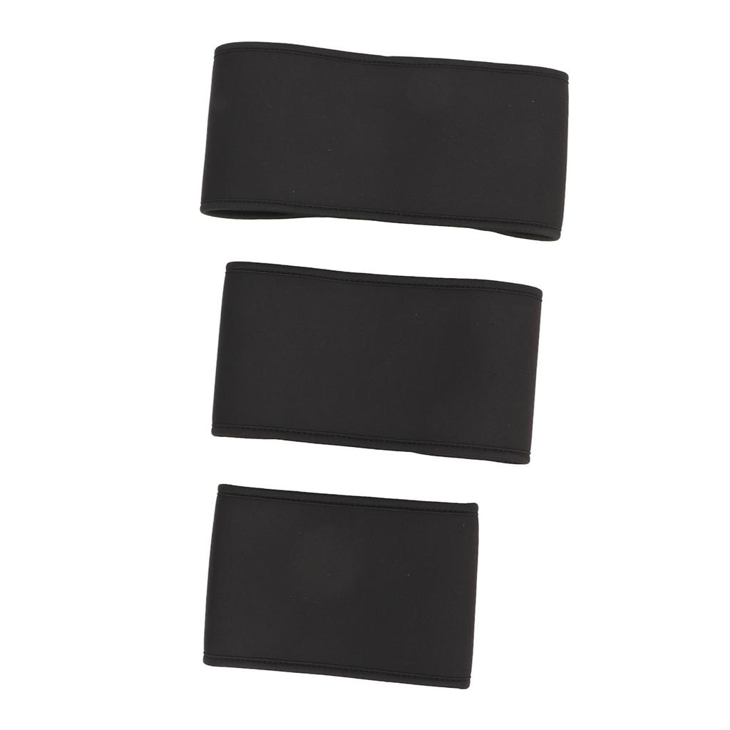 3PCS Legs Posture Corrector Belt Breathable Elastic Knee Belt Corrector Straightening Leg Belt Fixer for O X Leg Type Black