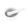 Premium White Ceramic Grinder Non-Slip Base Eco-Friendly Mortar and Pestle Set Pill Crusher Kitchen Tool