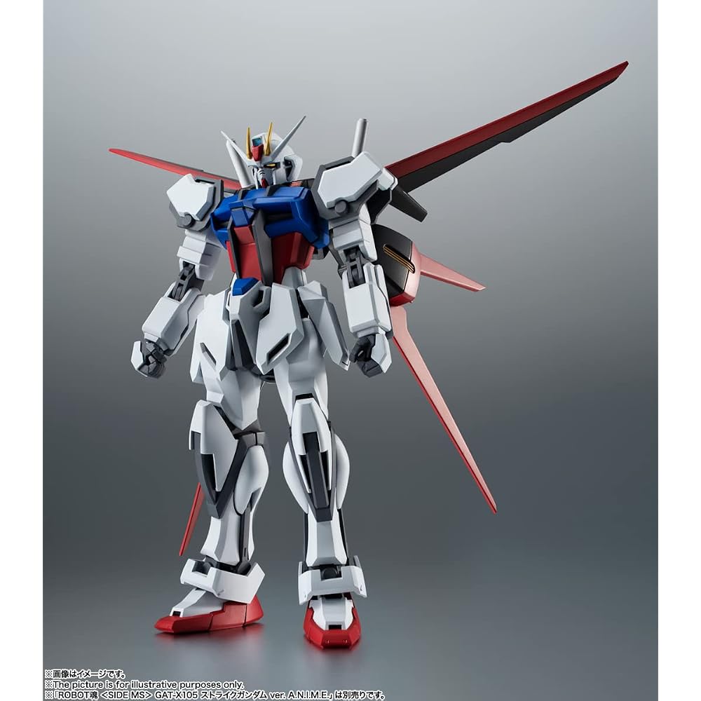 TAMASHII NATIONS ROBOT Soul Mobile Suit Gundam SEED [SIDE MS] AQM/E-X01 Yale Striker & Effect Par...