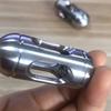 Pocket Fidget Clicker Creative Metal Capsules Balance Ball Flat Roller Portable Anti-Anxiety Sensory Toy Fidget Slider Decompression Toy Party