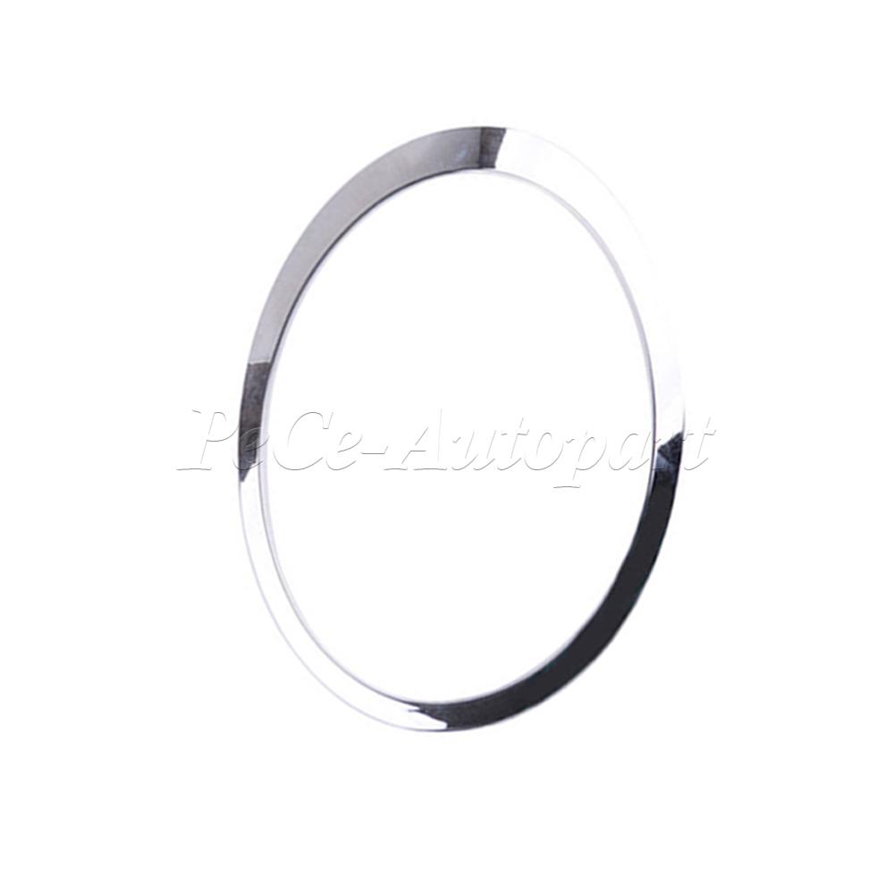 

For Mini For Cooper F55 F56 F57 2014-2021 Gloss Black/Silver Plated Headlight Ring Bezel Trim Surround Cover 51137300631