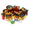City Treasure Building Blocks MOC Dollar Cash Gold Silver Mine Egg Transparent Diamond ATM Machine Safe Money Bag DIY Toys K037