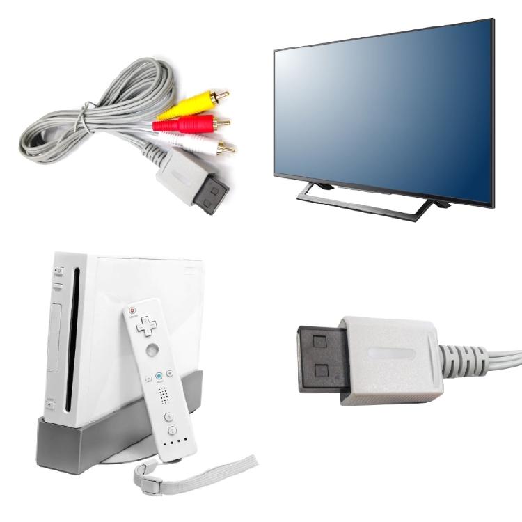 180cm Composite Adapter Cable Cord Male Wire for Consoles Connection to HDTV or Monitors 1.80m Length