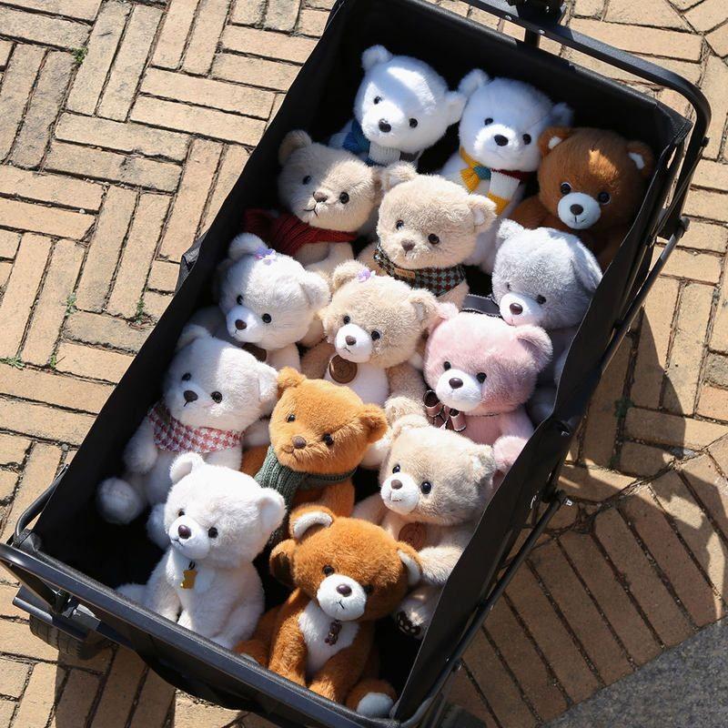 Bear Scarf Teddy Plush Toy Cartoon Stuffed Animal Dolls Kids Birthday Gifts